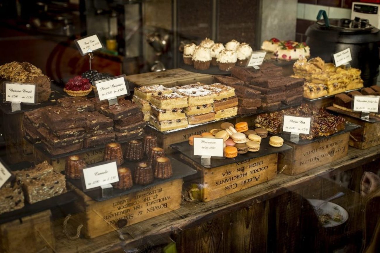 Doces na padaria