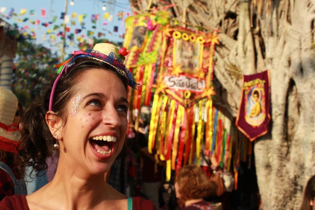 Mulher sorrindo