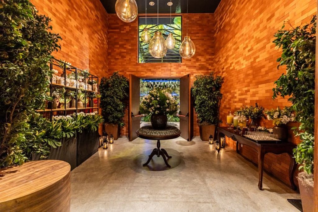 Ambiente com plantas